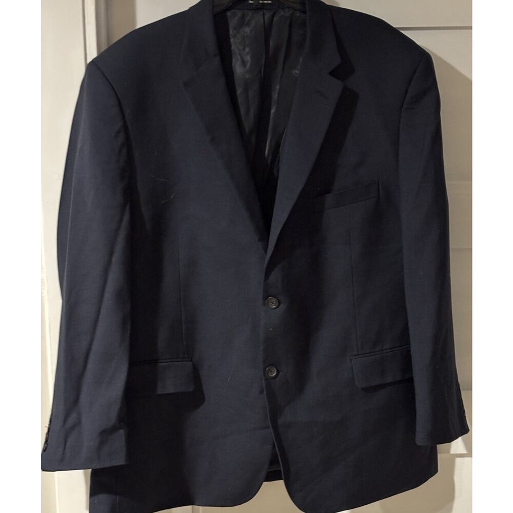 Pronto Vomo Platinum Navy Blue Size 48 Retail $360